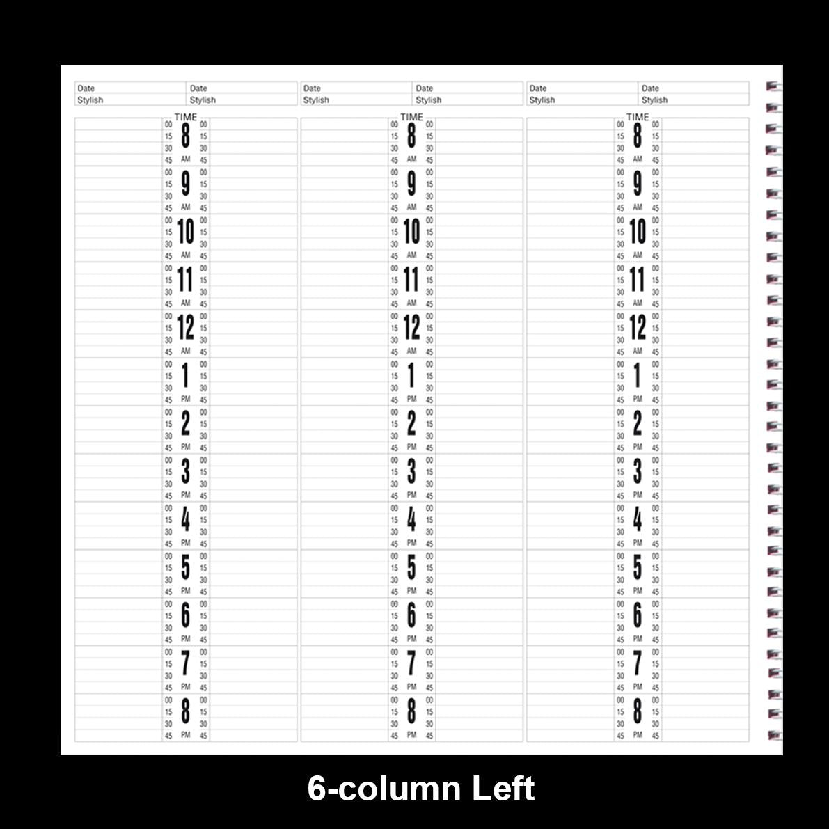 Salon Appointment Book 6-Column {34/case}