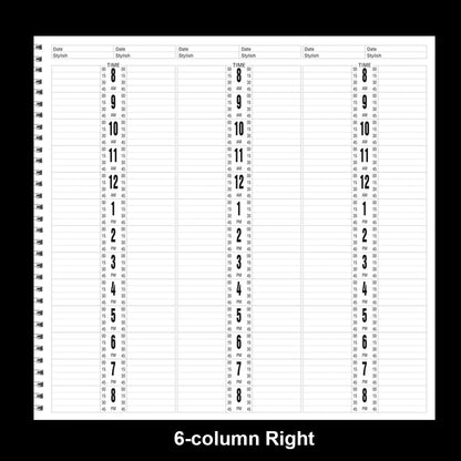 Salon Appointment Book 6-Column {34/case}