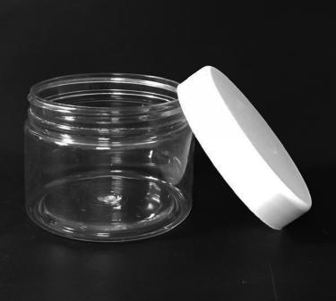 120ml Thin-Wall PET Jar with White Cap (~4.0oz Nail Powder)