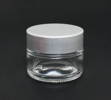 Ultra Clear Glass Jar with Aluminum Cap | 1.3oz (40ml)