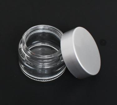 Ultra Clear Glass Jar with Aluminum Cap | 1.3oz (40ml)