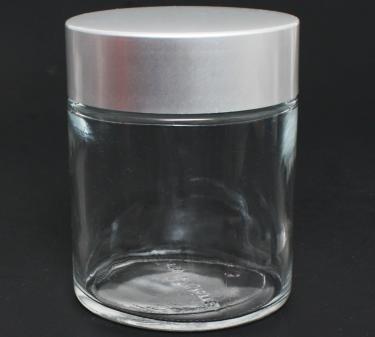 Ultra Clear Glass Jar with Aluminum Cap | 3.33oz (100ml)