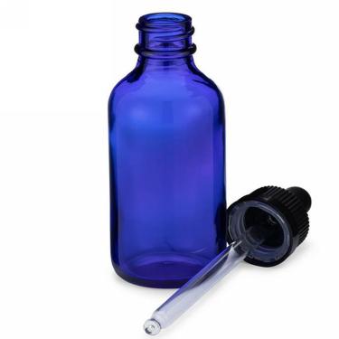 4 oz (120ml) Boston Round Glass Bottle w/Glass Dropper