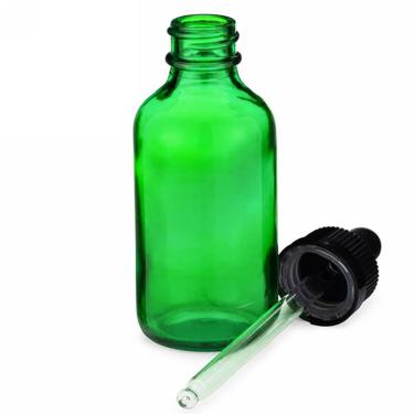 4 oz (120ml) Boston Round Glass Bottle w/Glass Dropper