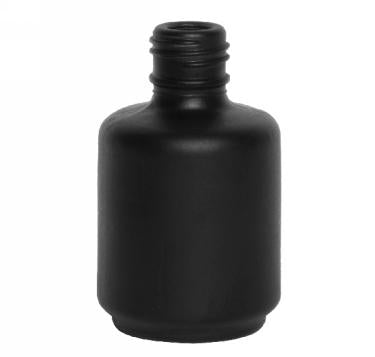 0.5 oz Black Painted Gel Polish Bottle | 15mm neck