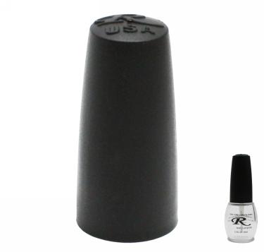 "R" Nail Polish Matching Cap | Convex Shape | 15mm Neck