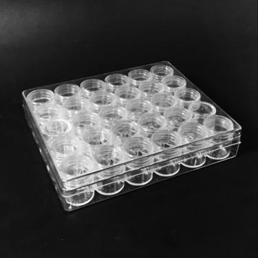 30-Mini Jar Tray | Clear PS Round Jar