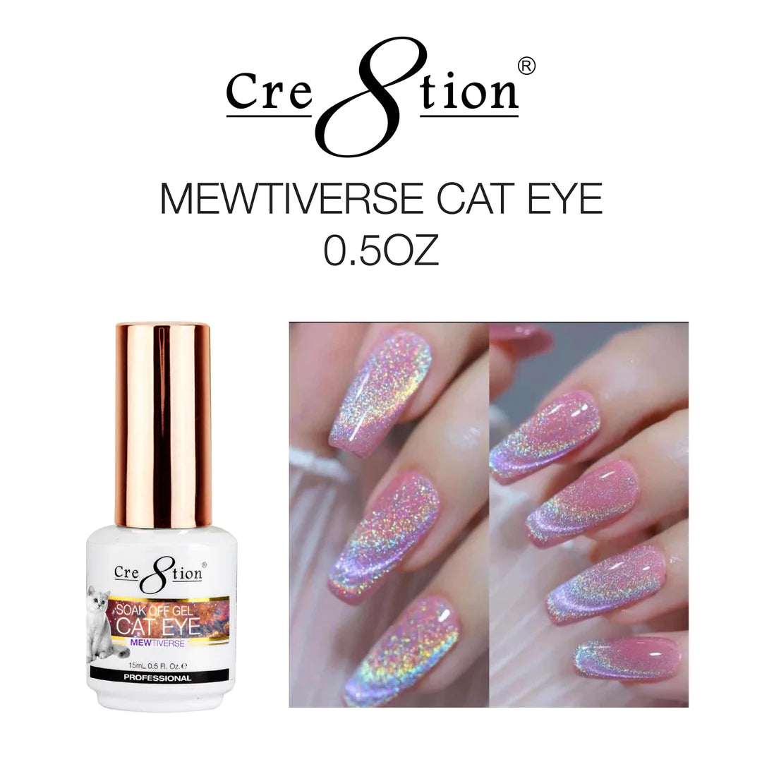 Cre8tion Gel - Mewtiverse Cat Eye Soak Off Gel 0.5oz